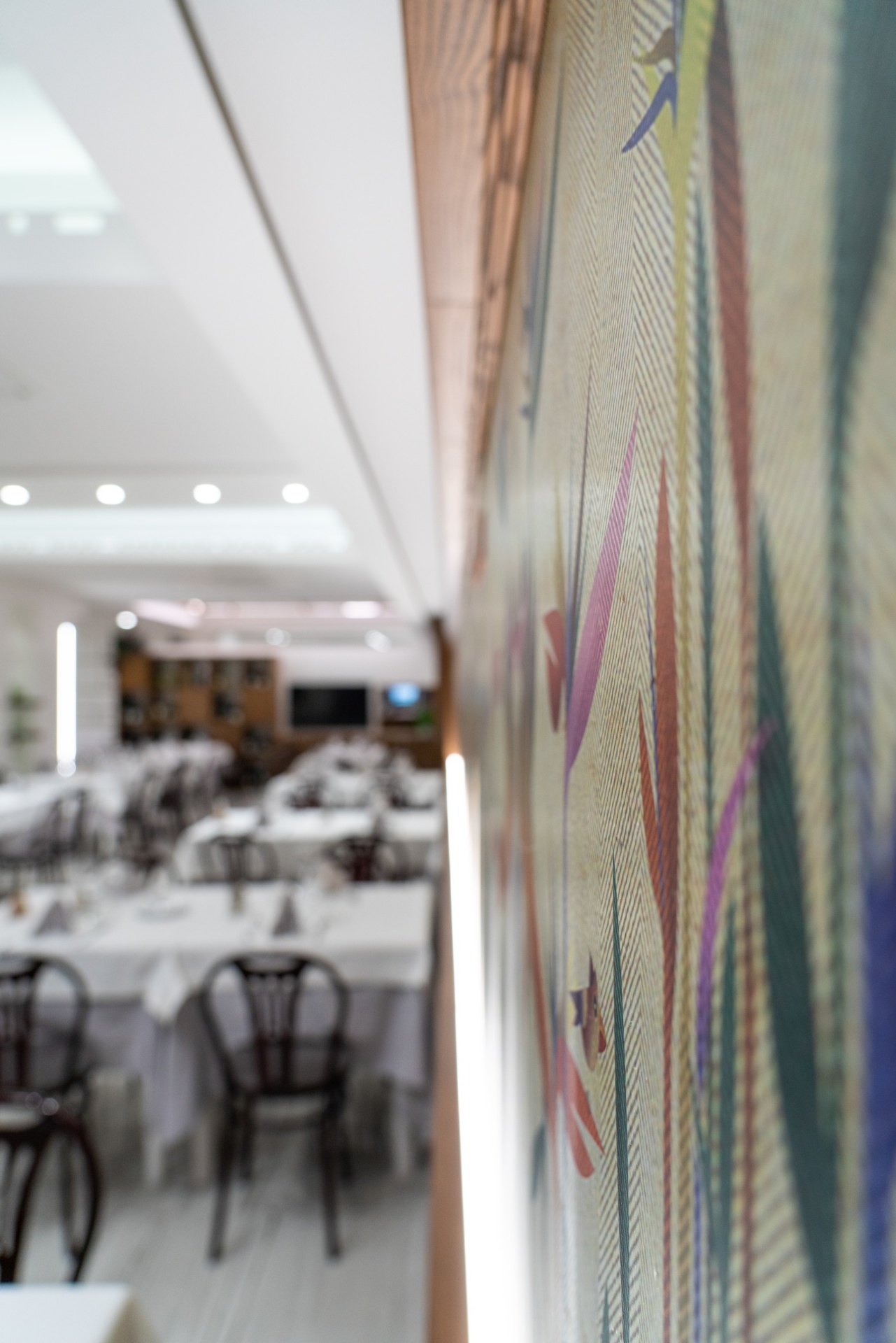 Sala ristorante - scorcio sulla decorazione